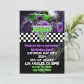 Invitation à l'anniversaire du Camion Monster (Debout devant)