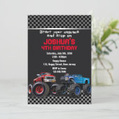 Invitation à l'anniversaire du Camion Monster (Debout devant)