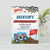 Invitation à l'anniversaire du Camion Monster (Debout devant)