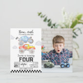 Invitation à l'anniversaire du Camion Monster (Debout devant)