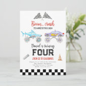 Invitation à l'anniversaire du Camion Monster (Debout devant)