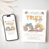 Invitation à l'anniversaire du camion Monster | Ca