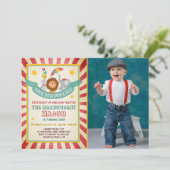 Invitation à l'anniversaire du carnaval de cirque  (Debout devant)