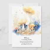 Invitation à l'anniversaire du champignon (Devant)