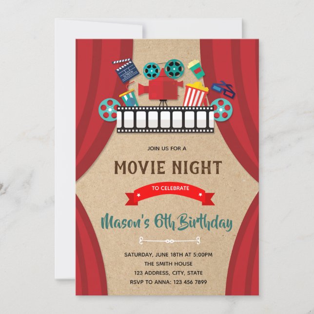 Invitation à l'anniversaire du cinéma (Devant)