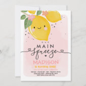 Invitation à l'anniversaire du citron Notre princi (Devant)
