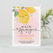 Invitation à l'anniversaire du citron Notre princi (Debout devant)