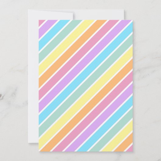 Invitation à l'anniversaire du cône de neige (Dos)