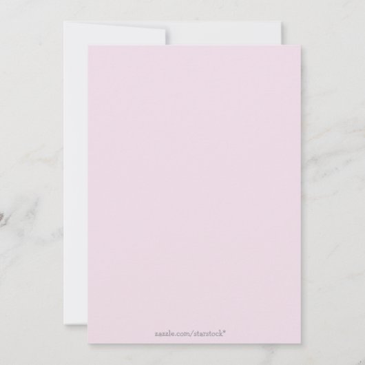 Invitation à l'anniversaire du Cupcake rose (Dos)