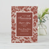 Invitation à l'anniversaire du damas de Bourgogne (Debout devant)