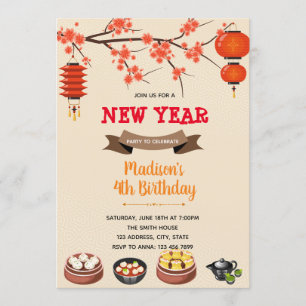 Invitation à l'anniversaire du dimsum chinois