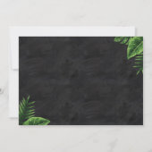 Invitation à l'anniversaire du dinosaure à trois r (Dos)