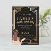 Invitation à l'anniversaire du Gatsby Art Déco (Debout devant)