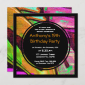 Invitation à l'anniversaire du graffiti (Devant / Derrière)