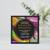 Invitation à l'anniversaire du graffiti (Debout devant)