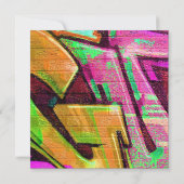 Invitation à l'anniversaire du graffiti (Dos)