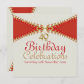 Invitation à l'anniversaire du Grand Âge (Devant / Derrière)