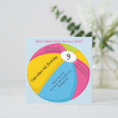 Invitation à l'anniversaire du grand bal de plage  (Debout devant)