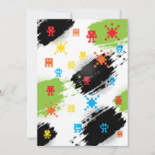 Invitation à l'anniversaire du jeu vidéo (Dos)