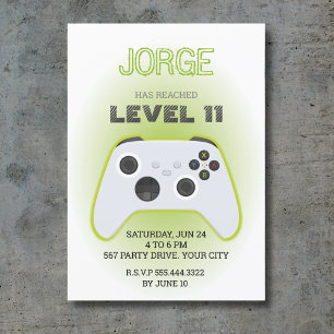 invitation à l'anniversaire du jeu vidéo