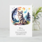 Invitation à l'anniversaire du loup (Debout devant)
