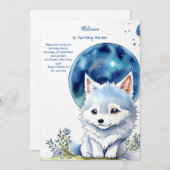 Invitation à l'anniversaire du loup (Devant / Derrière)