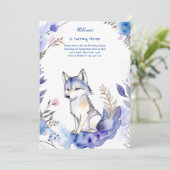 Invitation à l'anniversaire du loup (Debout devant)