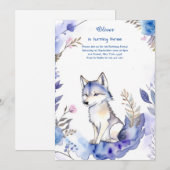 Invitation à l'anniversaire du loup (Devant / Derrière)