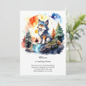 Invitation à l'anniversaire du loup (Debout devant)