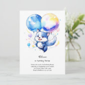 Invitation à l'anniversaire du loup (Debout devant)