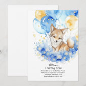 Invitation à l'anniversaire du loup (Devant / Derrière)