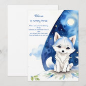 Invitation à l'anniversaire du loup (Devant / Derrière)