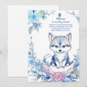 Invitation à l'anniversaire du loup (Devant / Derrière)