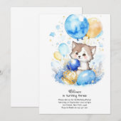 Invitation à l'anniversaire du loup (Devant / Derrière)