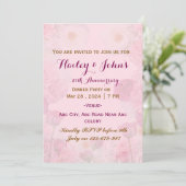 Invitation à l'anniversaire du mariage (Debout devant)