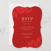 Invitation à l'anniversaire du Mariage chinois tra (Dos)