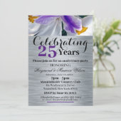 Invitation à l'anniversaire du Mariage d'argent (Debout devant)