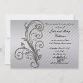 Invitation à l'anniversaire du Mariage de diamant (Dos)