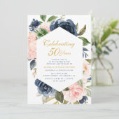 Invitation à l'anniversaire du Mariage floral de l (Debout devant)