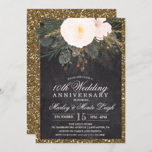 Invitation à l'anniversaire du Mariage Floral d'hi