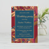 Invitation à l'anniversaire du myriade d'automne r (Debout devant)