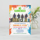 Invitation à l'anniversaire du Paintball (Debout devant)