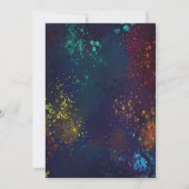 Invitation à l'anniversaire du Paintball (Dos)