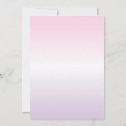 Invitation à l'anniversaire du papillon (Dos)