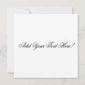 Invitation à l'anniversaire du papillon personnali (Dos)