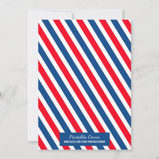 Invitation à l'anniversaire du parc (Dos)