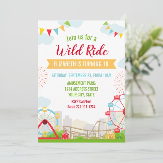 Invitation à l'anniversaire du parc (Debout devant)