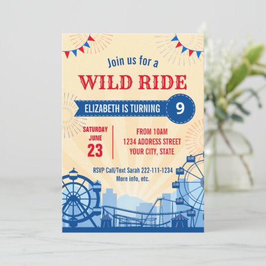 Invitation à l'anniversaire du parc (Debout devant)