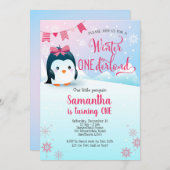 Invitation à l'anniversaire du Pingouin, région de (Devant / Derrière)