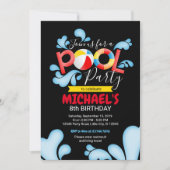 Invitation à l'anniversaire du pool (Devant)